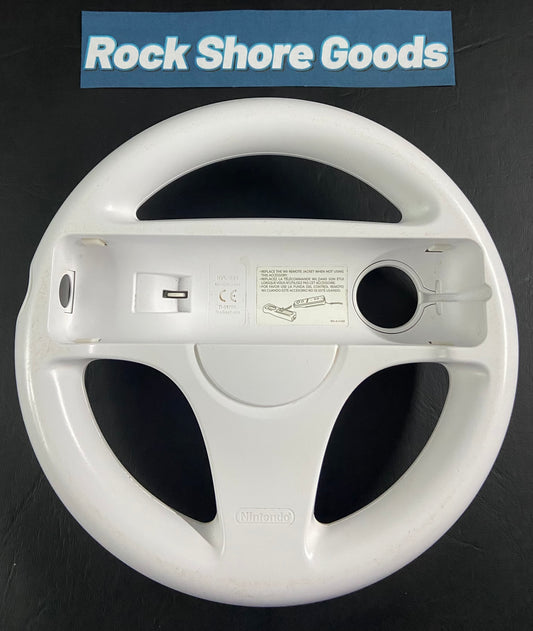 Offical Steering Wheel for Nintendo Wii - Used, White