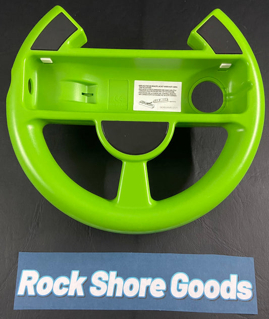 [Rare] YOSHI Green Mario Kart Steering Wheel for Nintendo Wii