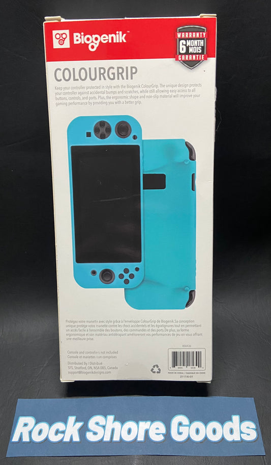 Biogenik, Blue Nintendo Switch Lite Silicone Grip, Case Cover, Open Box.