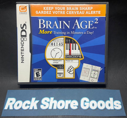 Brain Age 2: More Training in Minutes a Day! (Nintendo DS, 2005)