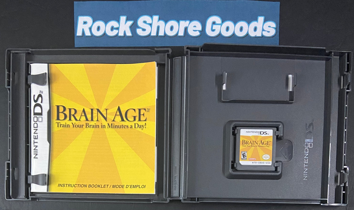 Brain Age: Train Your Brain in Minutes a Day! (Nintendo DS, 2005)