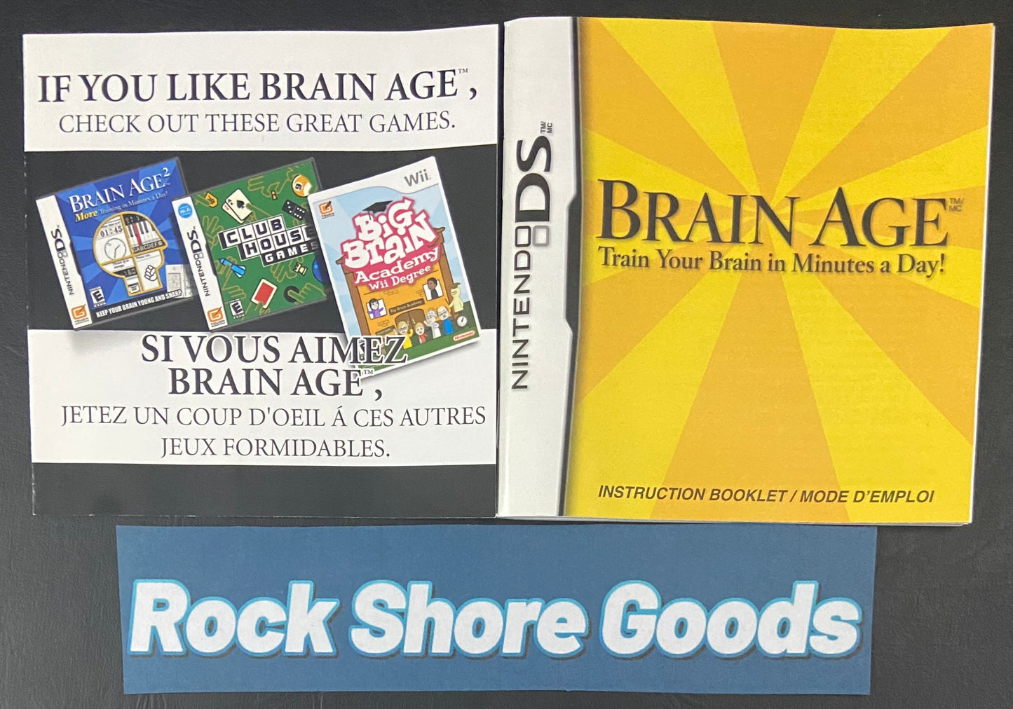 Brain Age: Train Your Brain in Minutes a Day! (Nintendo DS, 2005)