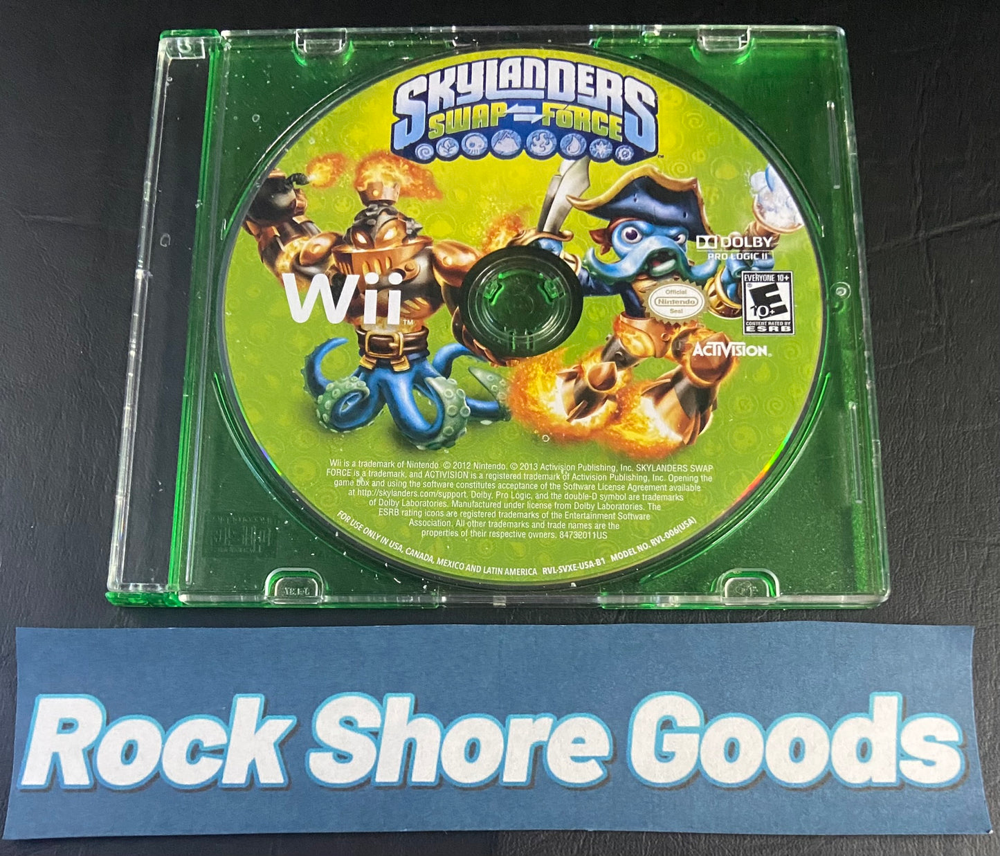 Skylanders Swap Force (Nintendo Wii, 2013, Disc Only)