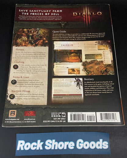 Diablo III, Bradygames Signature Series Book Guide, Used