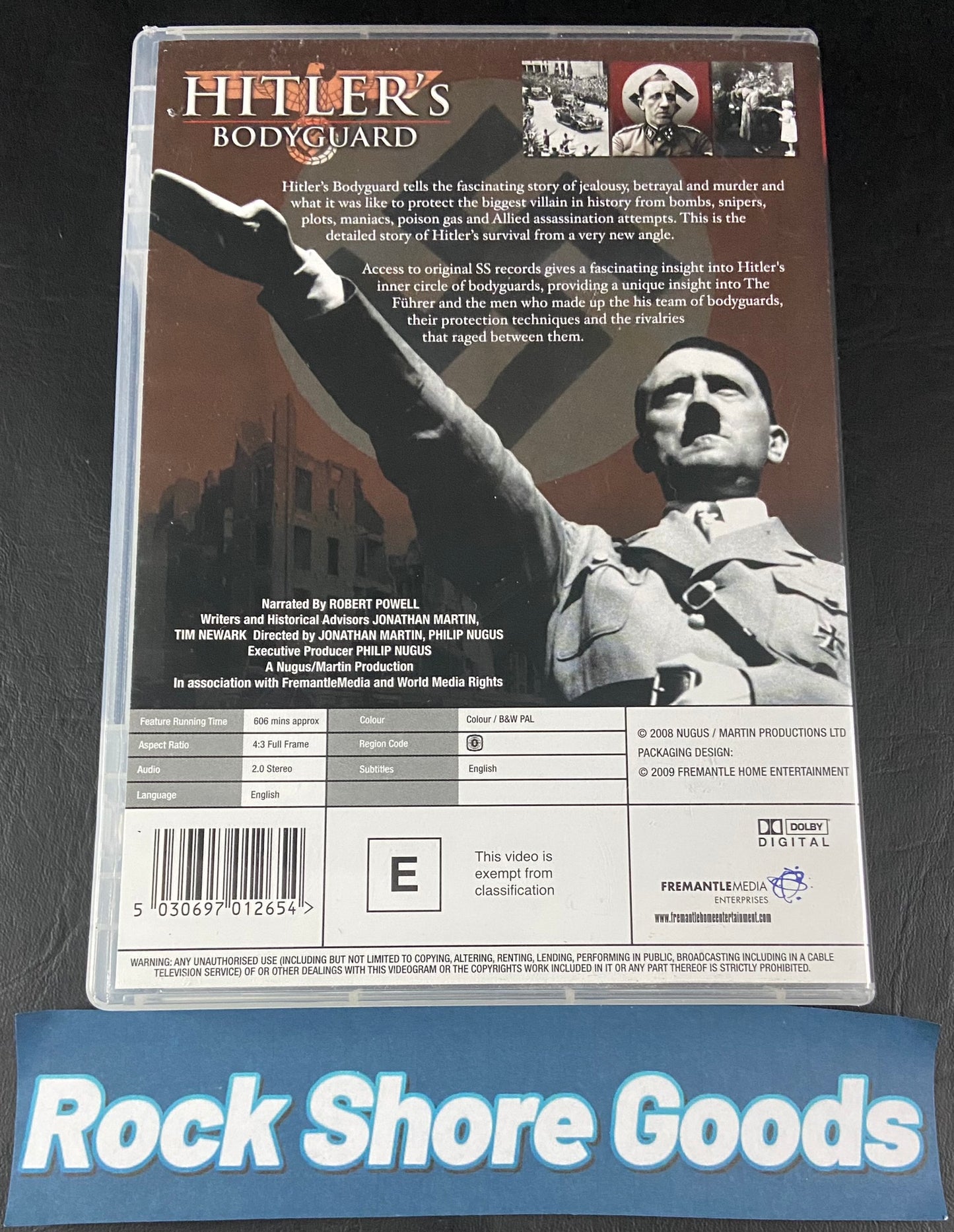 [RARE] Original cover art of Hitlers Bodyguard (DVD, 4-Disc Set)