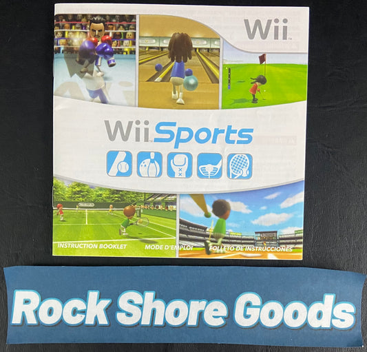 Wii Sports (Replacement Manual)