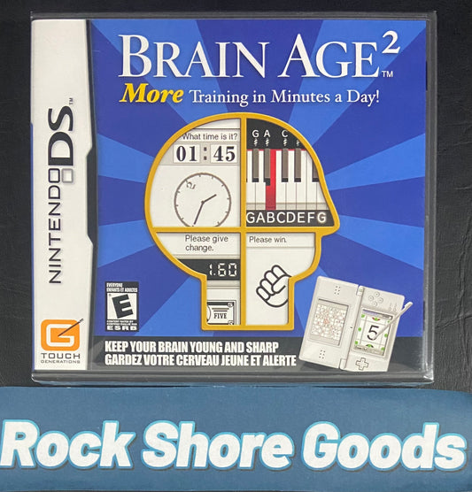 Brain Age 2: More Training in Minutes a Day! [Brand New] (Nintendo DS)