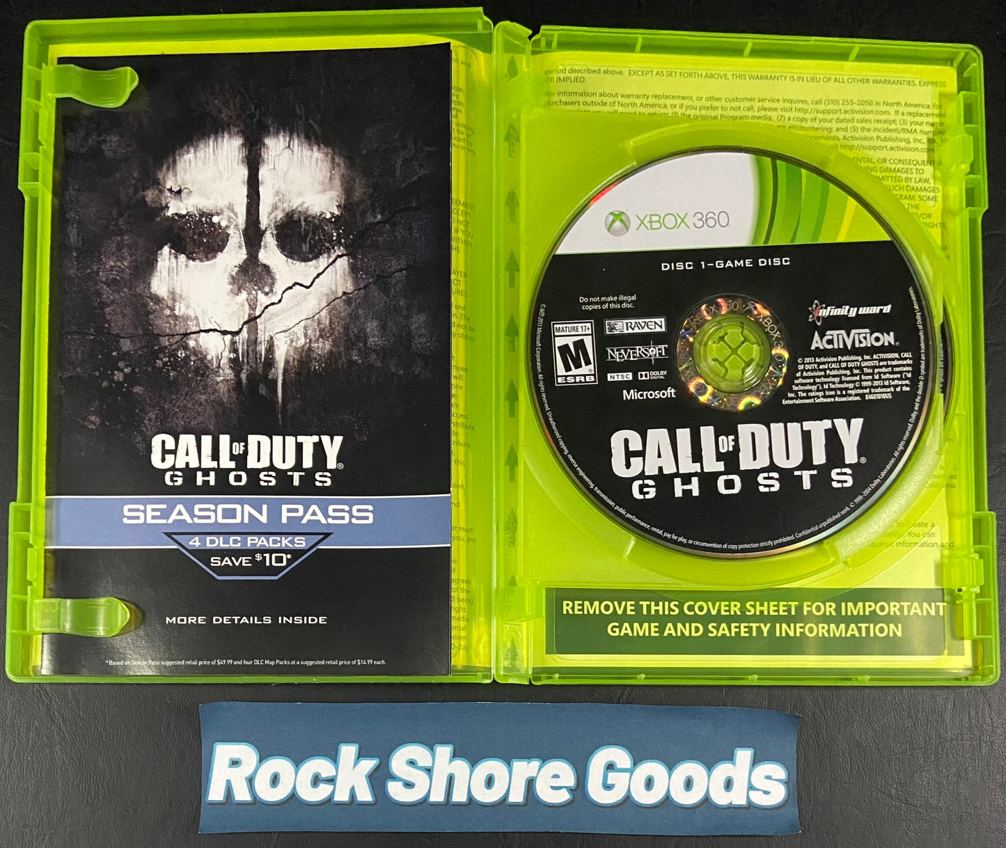 Call of Duty: Ghosts (Xbox 360, 2013)