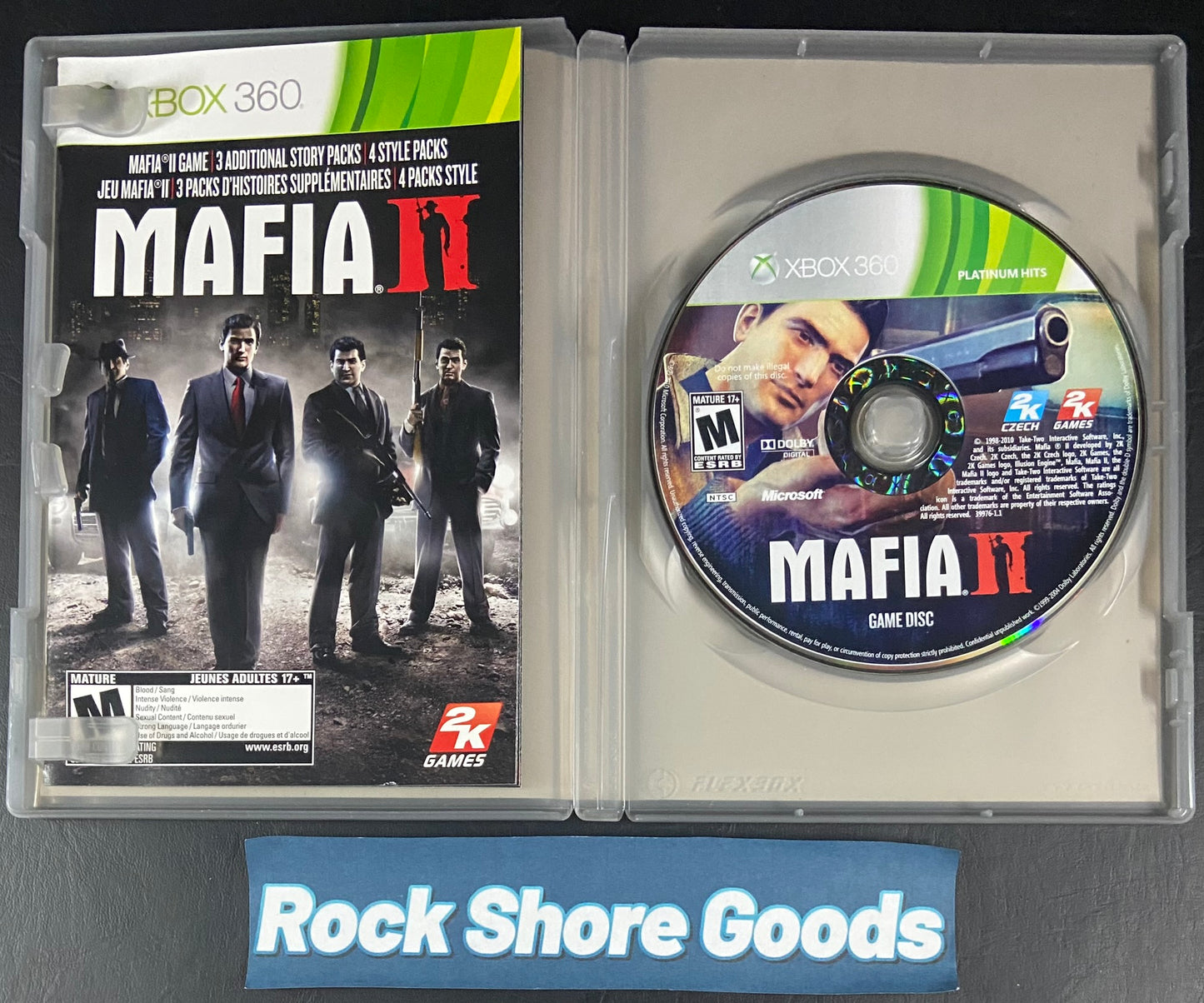 Mafia II Platinum Hits (Xbox 360, 2010)